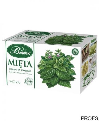 Herbata BIOFIX mięta 20 kopert wspomagająca trawienie