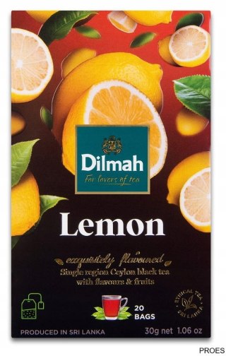 Herbata DILMAH Lemon 20t czarna