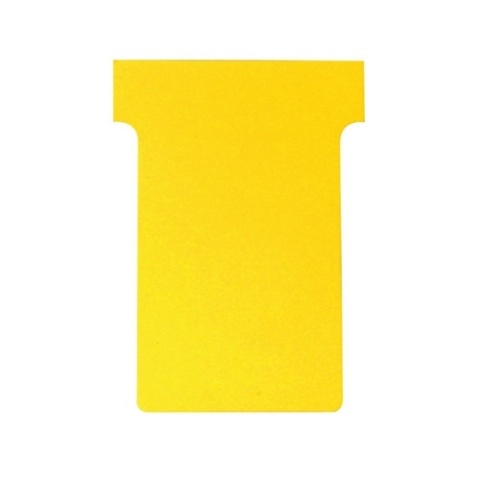 Karteczki T-Card Nobo, rozmiar 2, żółte 100 szt. 2002004
