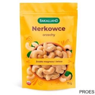 Orzechy nerkowce 75g BAKALLAND