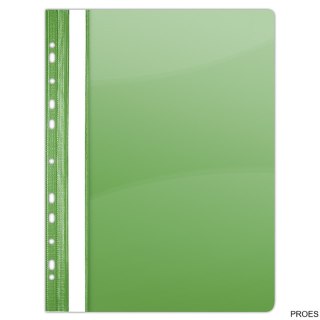 Skoroszyt wpinany do segregatora PCV zielony (10szt.) 1704001-06