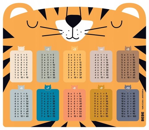 Tabliczka mnożenia 240x210 BEBE Friends BOYS Interdruk