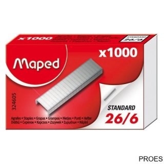Zszywki 26/6 1000szt. MAPED 324605