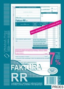 185-3N Faktura VAT RR A5 80kartek MICHALCZYK i PROKOP 185-3N Faktura VAT RR A5 80kartek MICHALCZYK i PROKOP