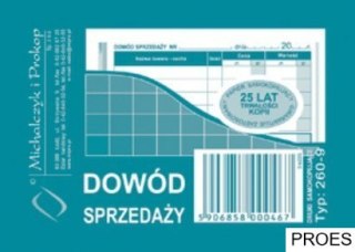 260-9 Dowód sprzedaży MICHALCZYK&PROKOP A7 80 kartek