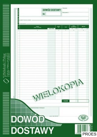315-1 Dowód dostawy A4 MICHALCZYK I PROKOP
