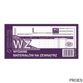 351-8 WZ wydanie materiałów na zewnątrz, 1/3 A4 80 kartek, MICHALCZYK&PROKOP