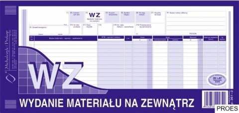 361-2 WZ wydanie materiałów na zewnątrz 1/3 A3 80 kartek MICHALCZYK 361-2 WZ wydanie materiałów na zewnątrz 1/3 A3 80 kartek MICHALCZYK