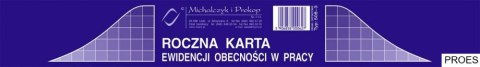508-3 Roczna karta ewidencji obecności w pracy A5 (50) Michalczyk i Prokop 508-3 Roczna karta ewidencji obecności w pracy A5 (50) Michalczyk i Prokop
