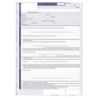 511-1U Umowa zlecenie MICHALCZYK&PROKOP A4 40 kartek