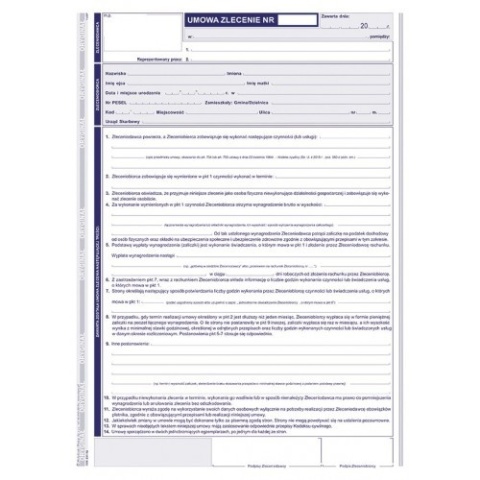 511-1U Umowa zlecenie MICHALCZYK&PROKOP A4 40 kartek 511-1U Umowa zlecenie MICHALCZYK&PROKOP A4 40 kartek