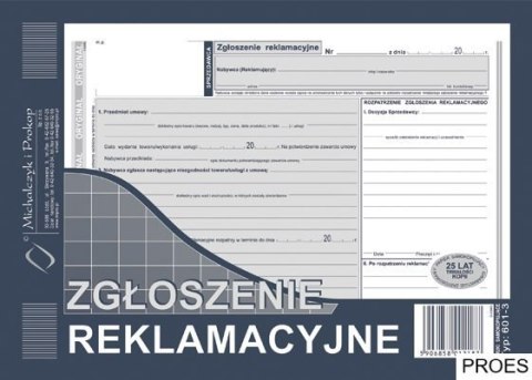 601-3 ZR A5 Zgłoszenie reklama (2k)MICHALCZYK I PROKOP 601-3 ZR A5 Zgłoszenie reklama (2k)MICHALCZYK I PROKOP