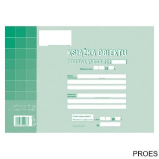 604-1N Książka obiektu budowlanego, A4 zeszyt, MICHALCZYK&PROKOP