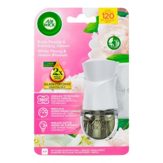 AIR WICK odświeżacz Elektryczny Biała Peonia , Kwitnący Jaśmin komplet 19 ml 18116