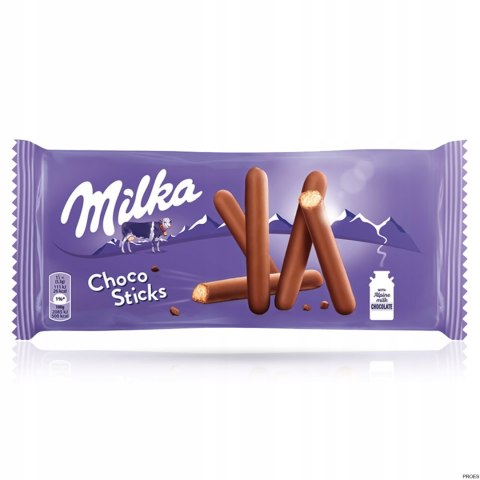 Ciastka MILKA CHOCO LILA STIX 112g Ciastka MILKA CHOCO LILA STIX 112g
