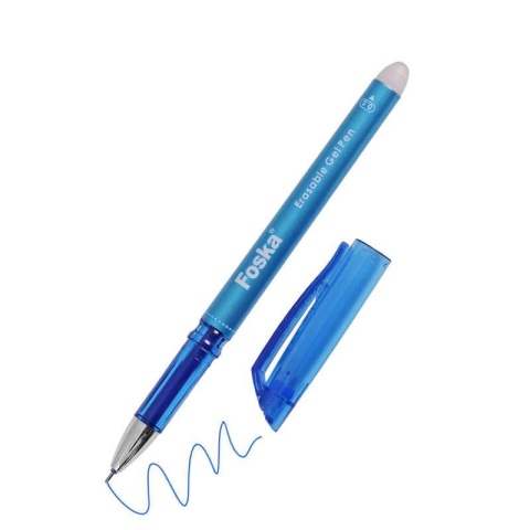 Długopis wymazywalny niebieski 0,5mm FOSKA