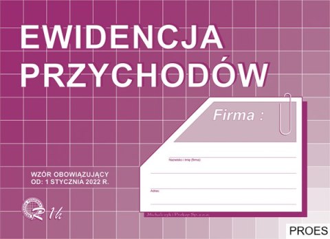 Ewidencja przychodów A5 R01-H MICHALCZYK I PROKOP album/offset (od 1 styczeń 2022) Ewidencja przychodów A5 R01-H MICHALCZYK I PROKOP album/offset (od 1 styczeń 2022)
