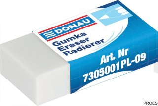 Gumka uniwersalna 41x21x11 mm biała DONAU
