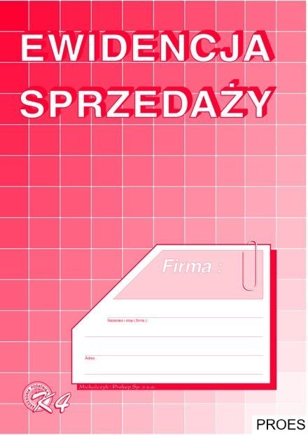 K-04 Ewidencja sprzedaży (pion) A5 MICHALCZYK&PROKOP K-04 Ewidencja sprzedaży (pion) A5 MICHALCZYK&PROKOP