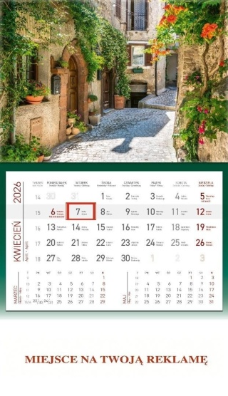 Kalendarz jednodzielny KS056B TOSKANIA 2026 WOKÓŁ NAS
