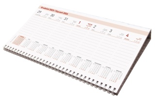 Kalendarz leżący na podstawce KB048B mix 2026 WOKÓŁ NAS