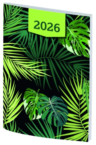 Kalendarzyk kieszonkowy A7 PCV bezbarwny A7040B mix 2026 WOKÓŁ NAS