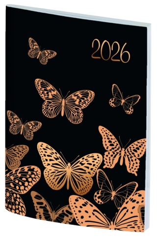 Kalendarzyk kieszonkowy A7 PCV bezbarwny A7040B mix 2026 WOKÓŁ NAS