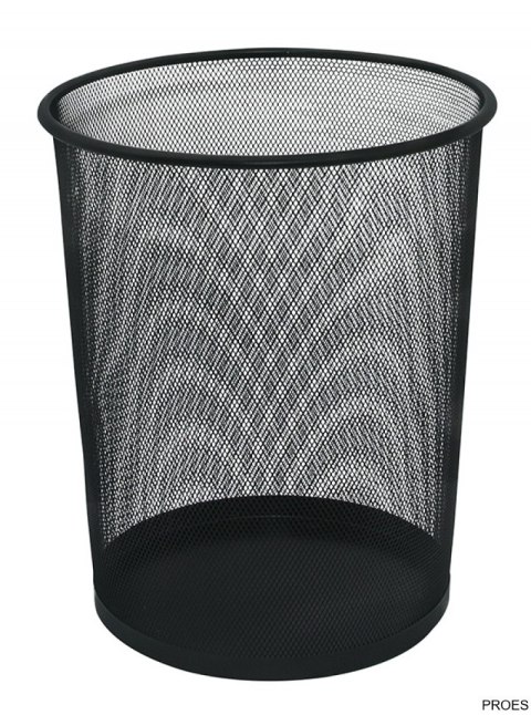 Kosz na pap.met.czarny Q-CONNECT KF00871 19L