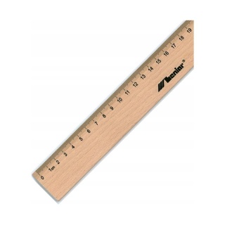 Linijka drewniana 20cm 30061 LENIAR