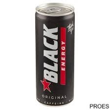 Napój BLACK ENERGY DRINK 250ml puszka