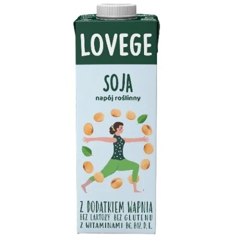 Napój LOVEGE Sojowe z wapniem 1l SANTE Napój LOVEGE Sojowe z wapniem 1l SANTE