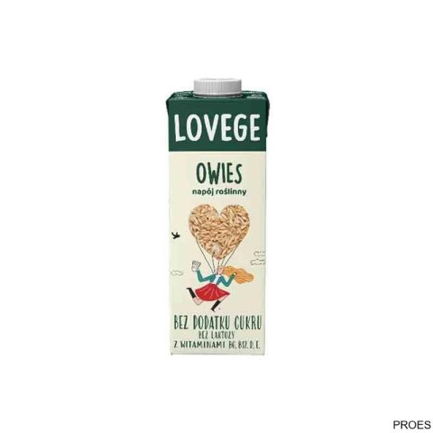 Napój roślinny SANTE OWSIANE bez cukru 1L LOVEGE Napój roślinny SANTE OWSIANE bez cukru 1L LOVEGE
