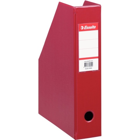 Pojemnik_składany A4 70mm bordowy ESSELTE PVC 56050