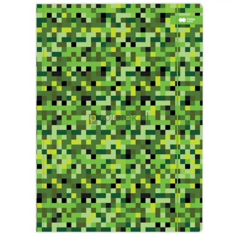 Teczka kartonowa z gumką, PIXI, zielony, 24x31cm, Happy Color HA 7621 2431-PI03