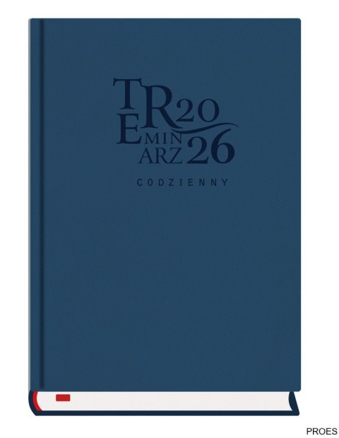 Terminarz Codzienny A5 2026 - granat Michalczyk i Prokop T-255T-3G
