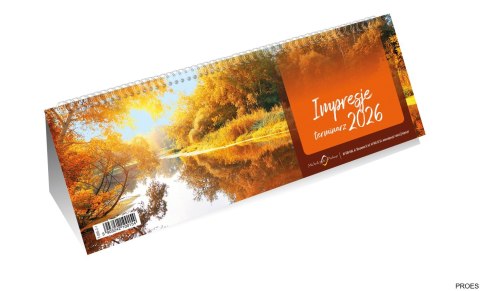 Terminarz IMPRESJE-ze spiralką 2026 Michalczyk i Prokop T-095-2-1