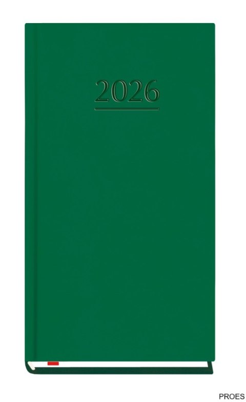 Terminarz Kieszonkowy 90x165mm 2026 - ciemno zielony Michalczyk i Prokop T-231V-Z2 Terminarz Kieszonkowy 90x165mm 2026 - ciemno zielony Michalczyk i Prokop T-231V-Z2