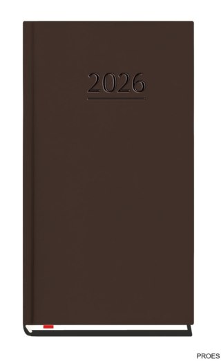 Terminarz Kieszonkowy 90x165mm 2026 - czarny Michalczyk i Prokop T-231V-V