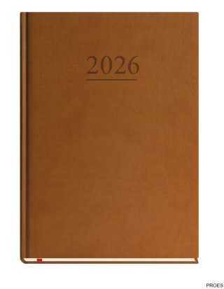 Terminarz Klasyczny B5 2026 - ciemno brązowy Michalczyk i Prokop T-221V-S2