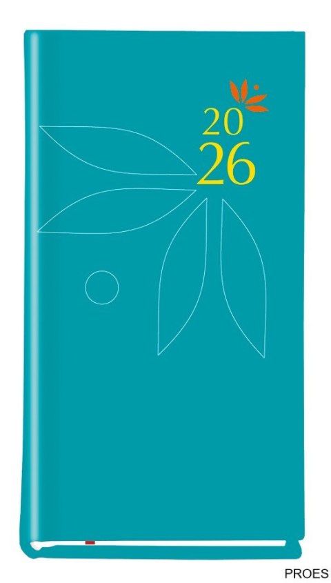 Terminarz Koliber 75x130mm 2026 -morski Michalczyk i Prokop T-320-05