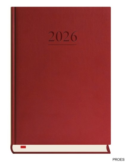Terminarz Menadżera A5 2026 - bordowy Michalczyk i Prokop T-203V-B
