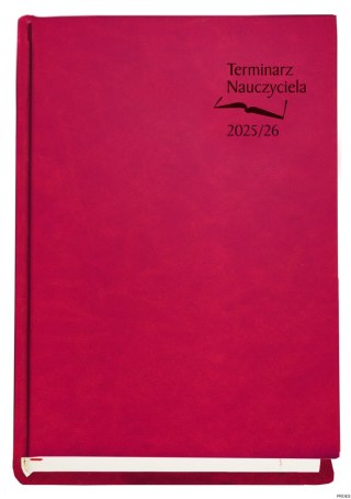 Terminarz NAUCZYCIELA 2026/2026 bordowy T-155V-B Michalczyk i Prokop