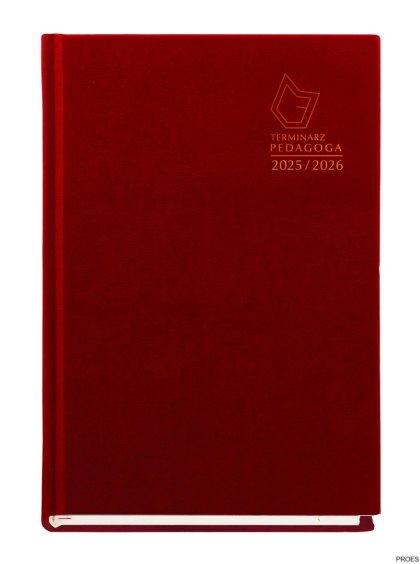 Terminarz PEDAGOGA 2026/2026 BORDO A5 T-150V-B Michalczyk i Prokop