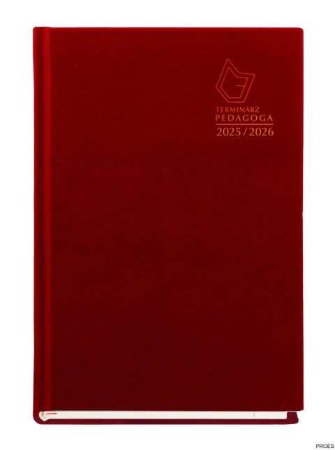 Terminarz PEDAGOGA 2026/2026 BORDO A5 T-150V-B Michalczyk i Prokop
