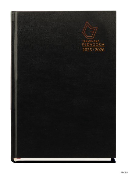 Terminarz PEDAGOGA 2026/2026 CZARNY A5 T-150V-V Michalczyk i Prokop