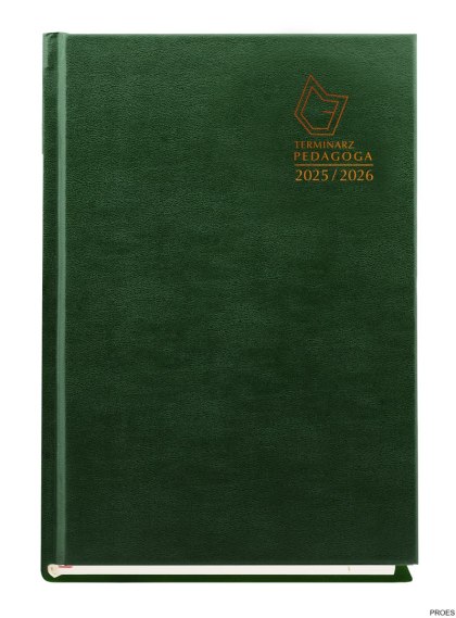 Terminarz PEDAGOGA 2026/2026 ZIELEŃ A5 T-150V-Z Michalczyk i Prokop