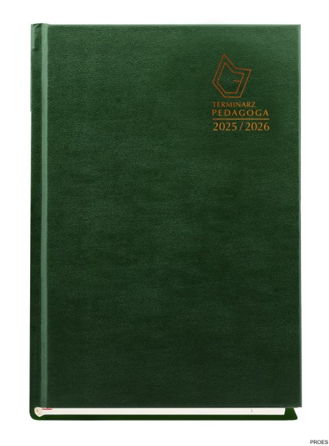 Terminarz PEDAGOGA 2026/2026 ZIELEŃ A5 T-150V-Z Michalczyk i Prokop