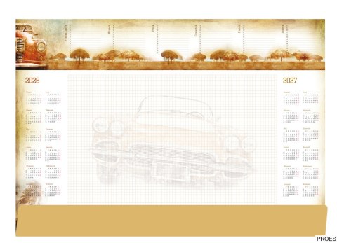 Terminarz -Planer A2 z listwą 2026 Auto Michalczyk i Prokop T-1-A2-6 Terminarz -Planer A2 z listwą 2026 Auto Michalczyk i Prokop T-1-A2-6