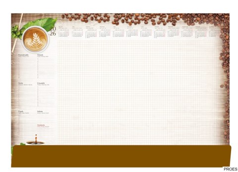 Terminarz -Planer A2 z listwą 2026 Kawa Michalczyk i Prokop T-1-A2-2 Terminarz -Planer A2 z listwą 2026 Kawa Michalczyk i Prokop T-1-A2-2