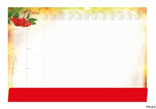 Terminarz-Planer B3 z listwą 2026Jarzębina Michalczyk i Prokop T-2-B3-6